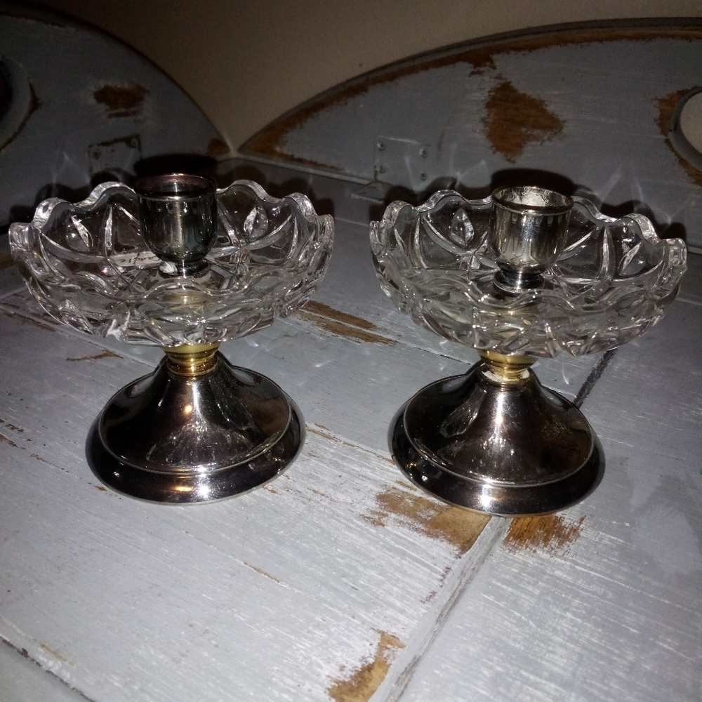 Beautiful set of candle holders